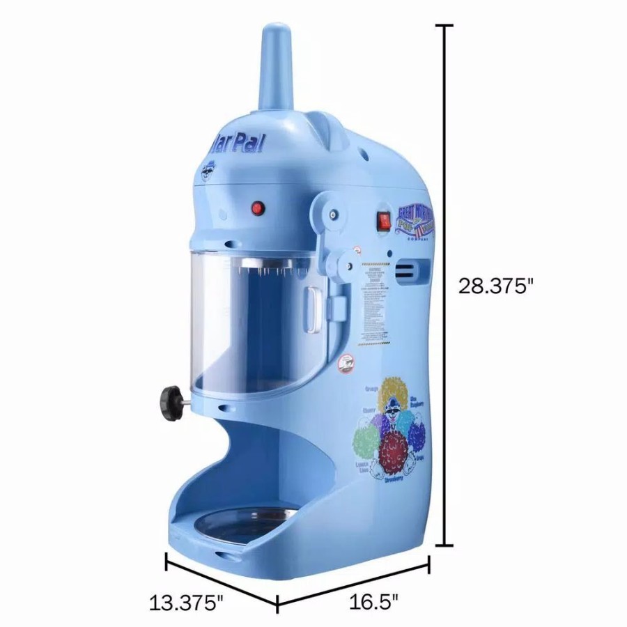 * Dessert Makers | Dessert Makers Great Northern Polar Pal 32 Oz. Blue Electric Ice Shaver And Snow Cone Machine