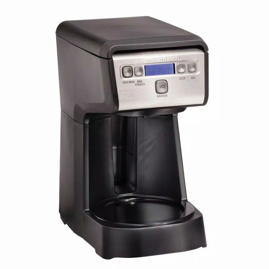 * Coffee Makers | Coffee Makers Hamilton Beach Compact 12-Cup Black Programmable Drip Coffee Maker