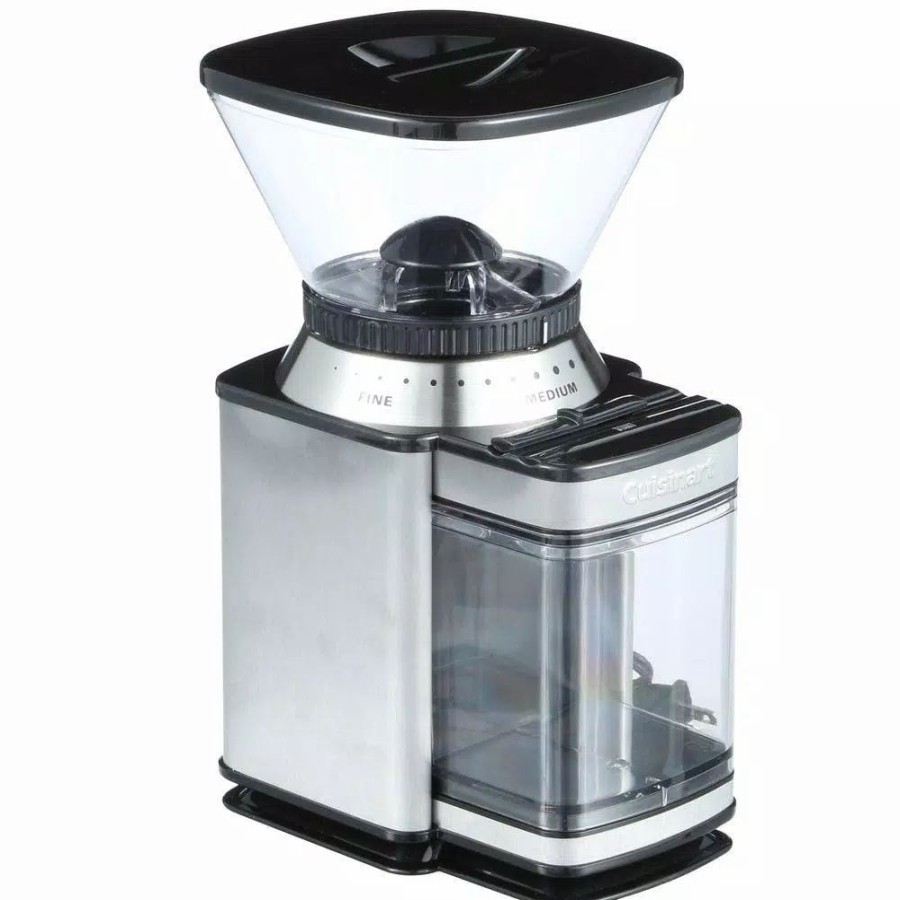 * Coffee Makers | Coffee Makers Cuisinart Supreme Grind 8 Oz. Stainless Steel Burr Coffee Grinder With Adjustable Settings