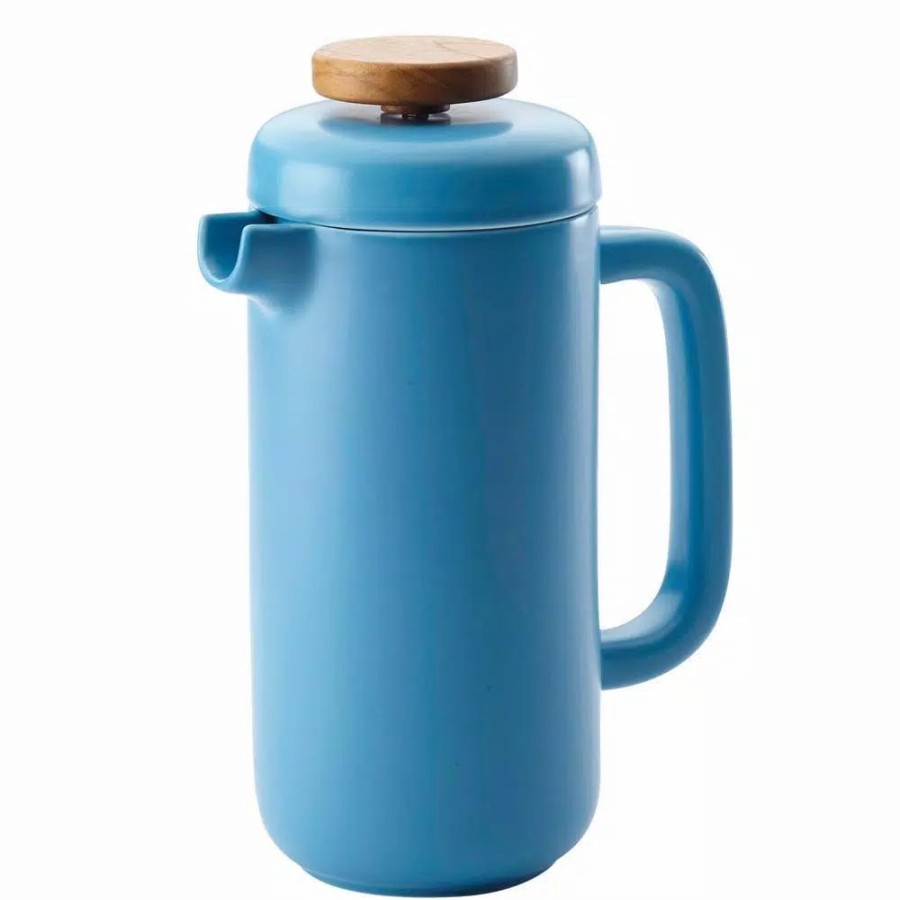 * Coffee Makers | Coffee Makers Bonjour Ceramic Coffee And Tea 8-Demitasse-Cup Aqua Ceramic French Press