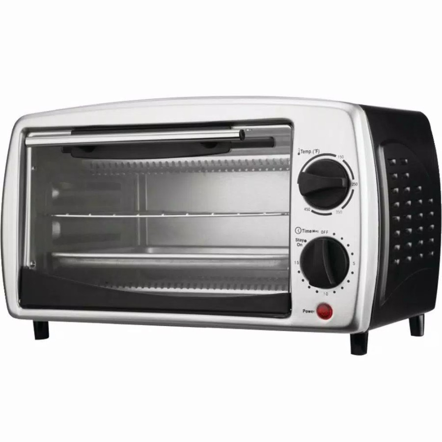 * Toasters | Toasters Brentwood Appliances 700 W Silver 4-Slice Toaster Oven And Broiler