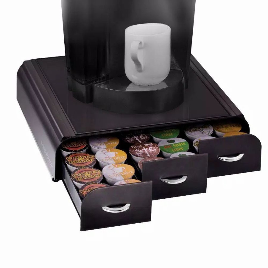 * Coffee Makers | Coffee Makers Mind Reader Anchor 36-Capacity Black K-Cup Storage Drawer