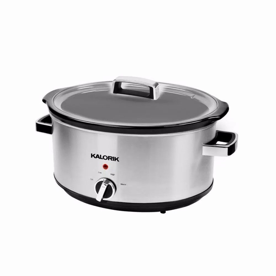 * Cookers | Cookers Kalorik 6.5 Qt. Stainless Steel Slow Cooker