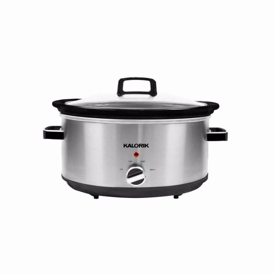 * Cookers | Cookers Kalorik 6.5 Qt. Stainless Steel Slow Cooker