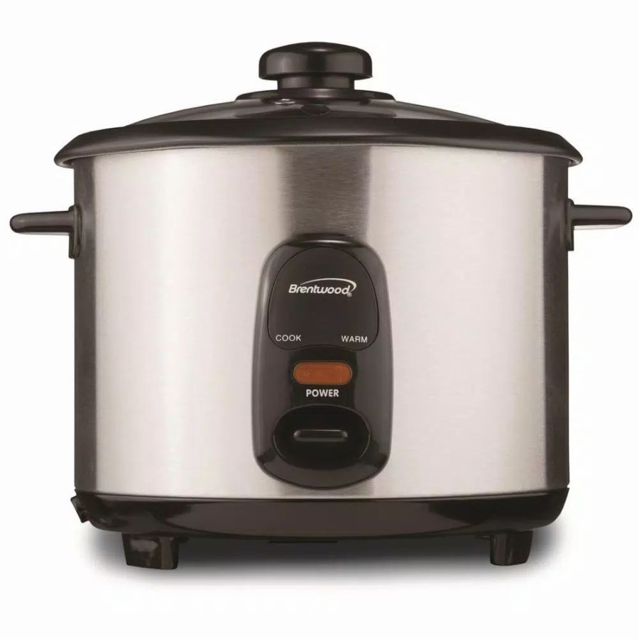 * Cookers | Cookers Brentwood 10-Cup Silver Rice Cooker