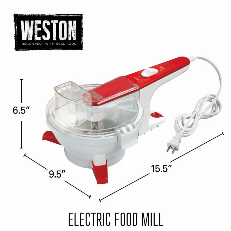 * Food Processing | Food Processing Weston 7-Cup 2-Speed White Food Processor Mill