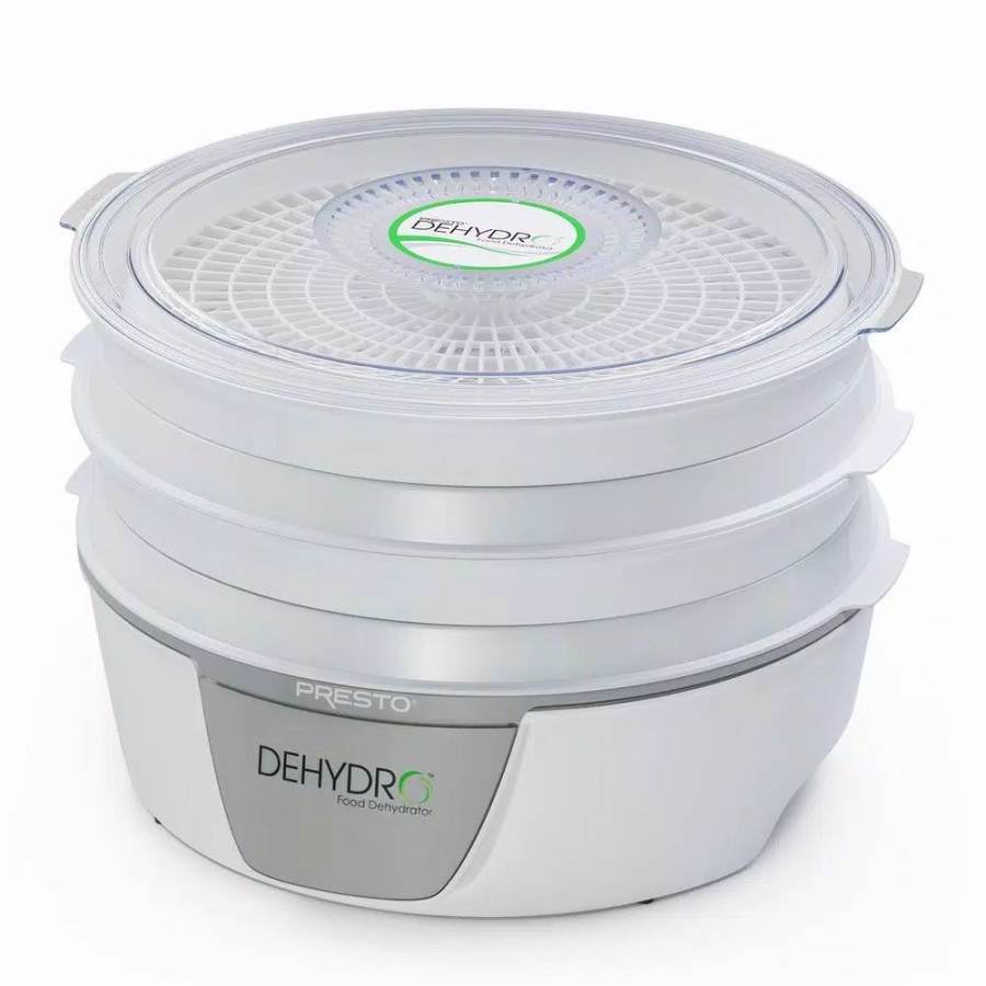 * Food Processing | Food Processing Presto Dehydro 4-Tray White Food Dehydrator