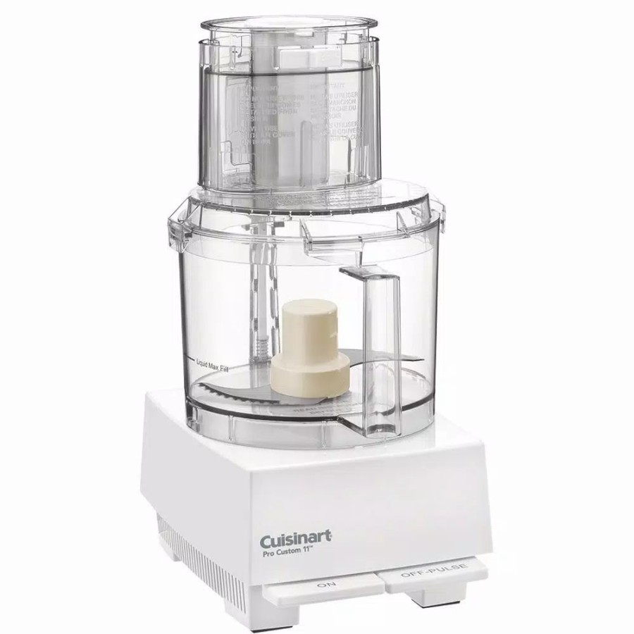 * Food Processing | Food Processing Cuisinart Pro Custom 11-Cup 2-Speed Classic White Food Processor With Pulse Control