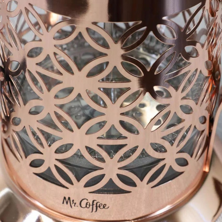 * Coffee Makers | Coffee Makers Mr. Coffee Trellise 32 Oz. Rose Gold Coffee Press