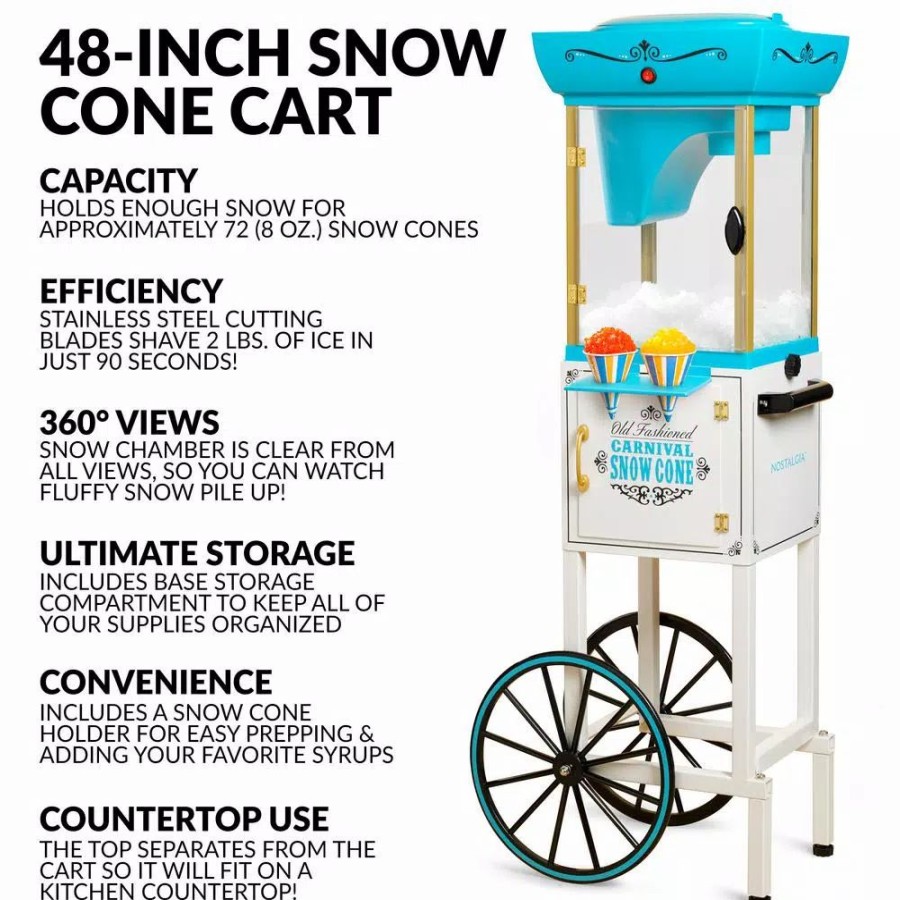 * Dessert Makers | Dessert Makers Nostalgia Vintage Collection Snow Cone Cart