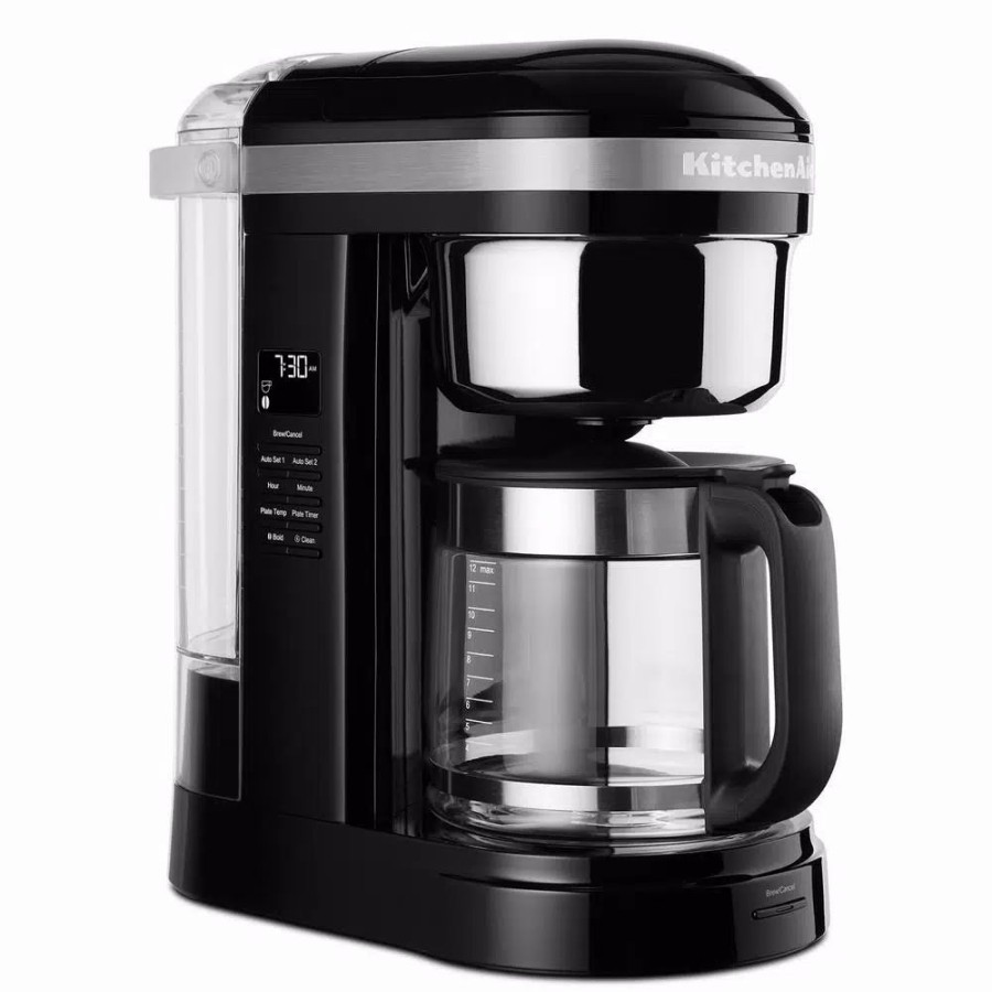 * Coffee Makers | Coffee Makers Kitchenaid 12-Cup Onyx Black Drip Coffee Maker With Spiral Showerhead