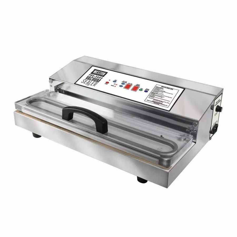 * Food Processing | Food Processing Weston Pro-3000 Stainless Steel Food Vacuum Sealer