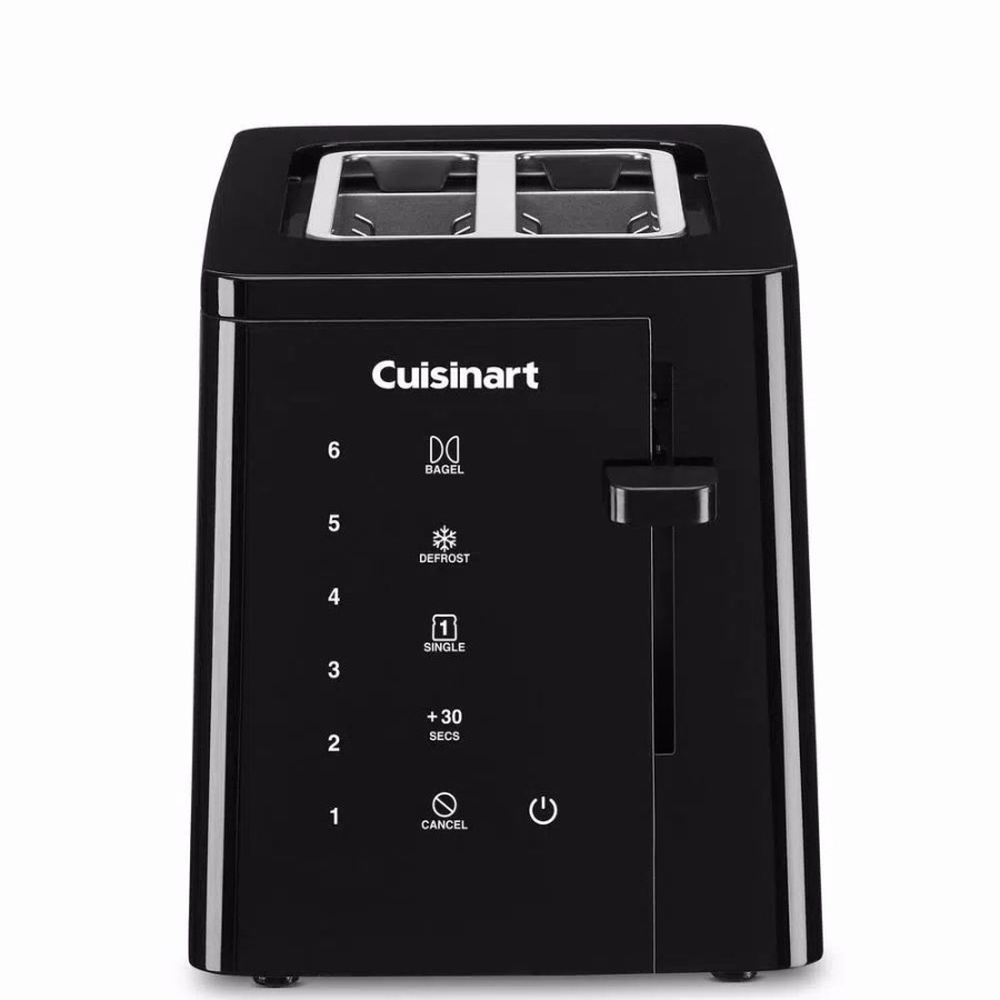 * Toasters | Toasters Cuisinart Touchscreen 2-Slice Black Wide Slot Toaster