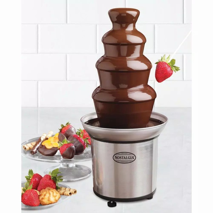 * Dessert Makers | Dessert Makers Nostalgia 2 Lb. 3-Tier Chocolate Fondue Fountain