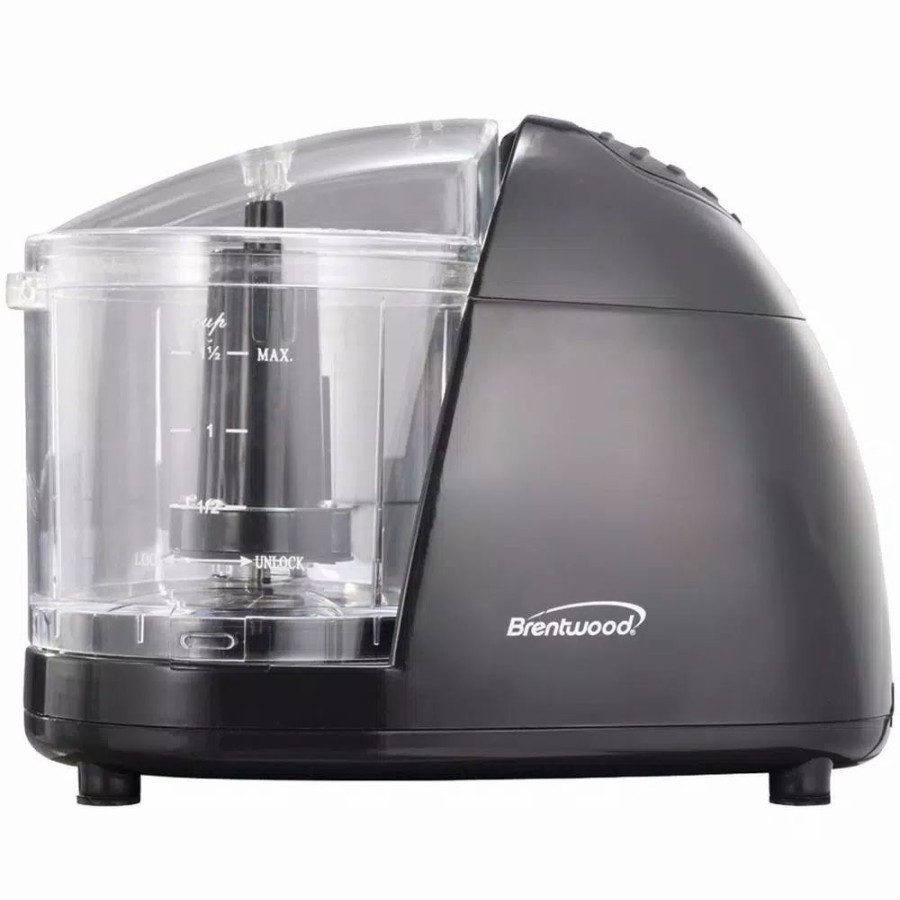 * Food Processing | Food Processing Brentwood Appliances 1.5-Cup Single Speed Black Food Chopper