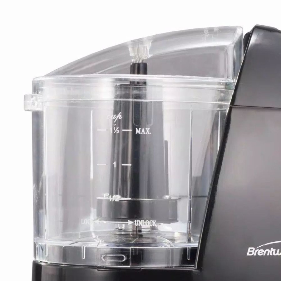 * Food Processing | Food Processing Brentwood Appliances 1.5-Cup Single Speed Black Food Chopper