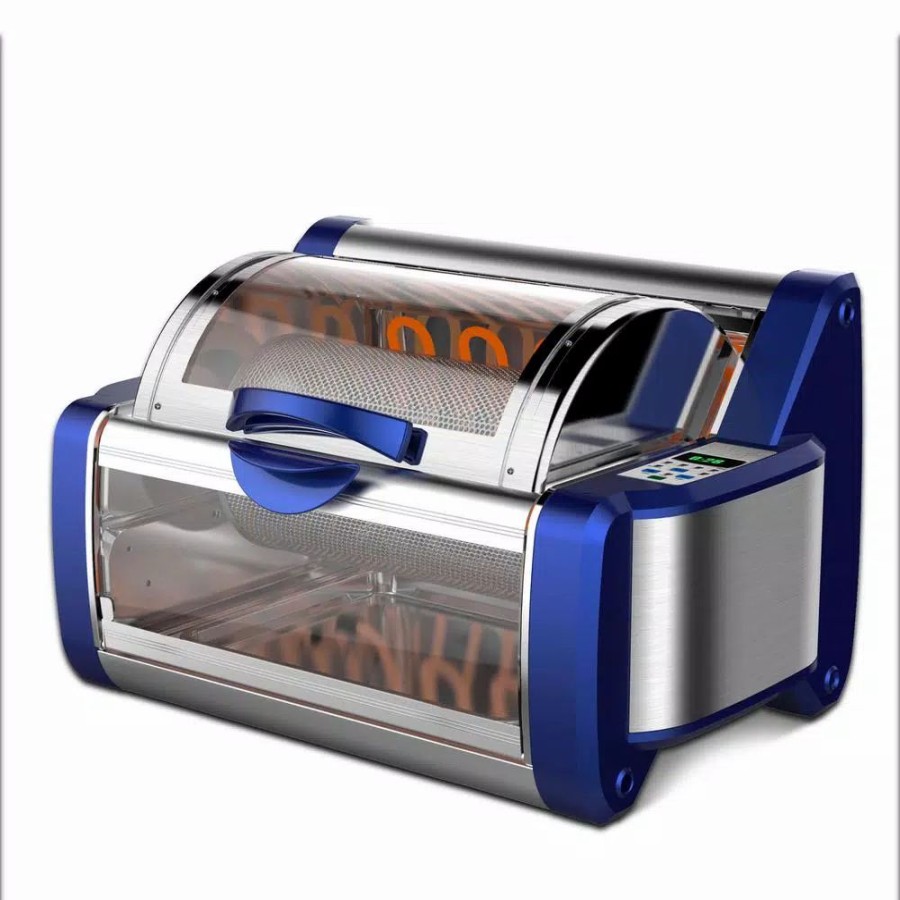 * Toasters | Toasters Nutrichef White Digital Countertop Rotisserie & Grill Oven Rotating Kitchen Cooker In Blue