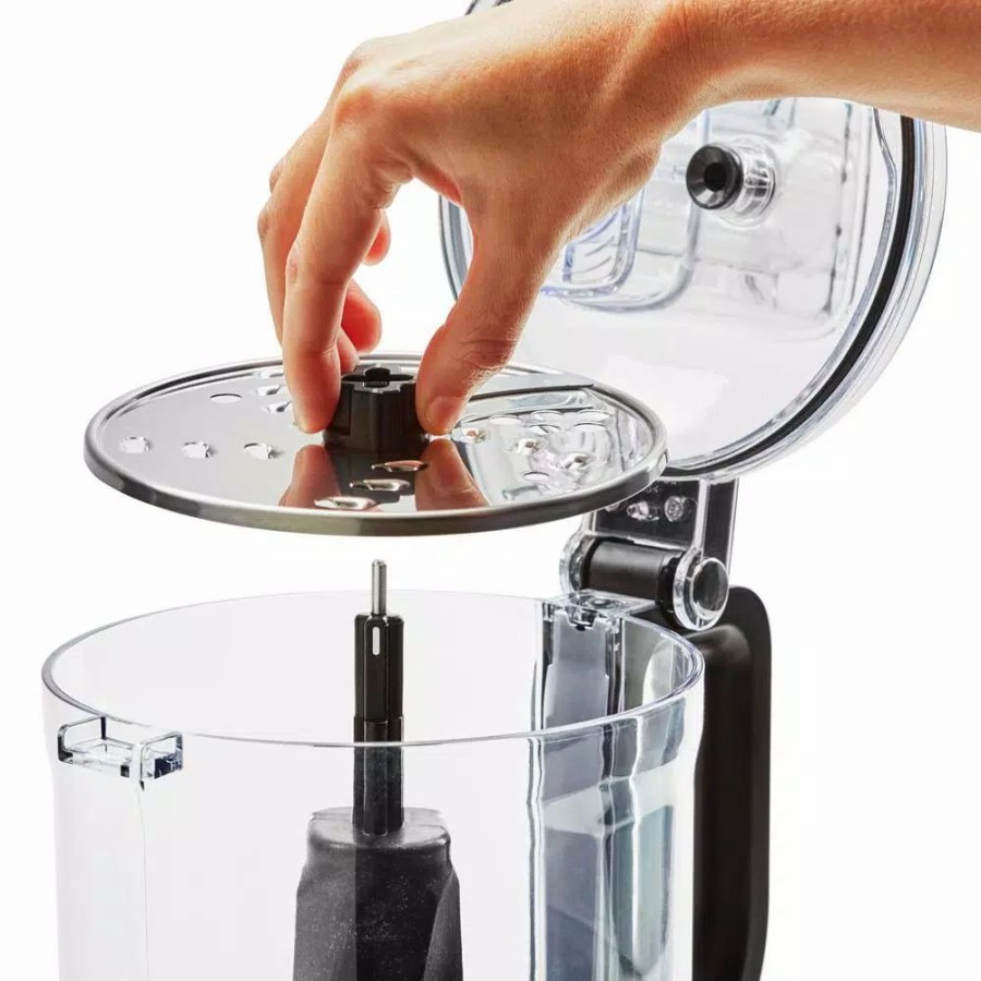 * Food Processing | Food Processing Kitchenaid 7-Cup 3-Speed Contour Silver Food Processor With Locking Lid