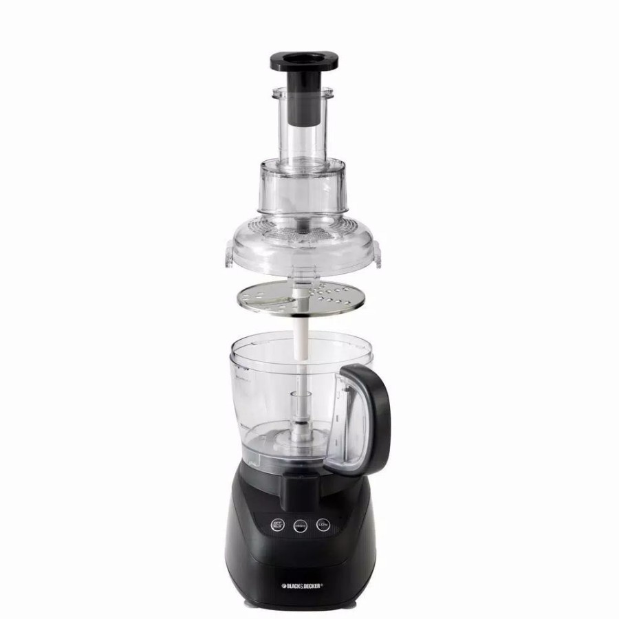 * Food Processing | Food Processing Black+Decker Wide Mouth 10-Cup 2-Speed Black Food Processor